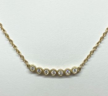 diamond bar necklace at kim's jewelers