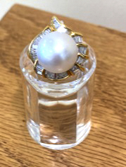 pearl ring diamond Jewelry ideas Kim's Jewelers, Holmdel NJ