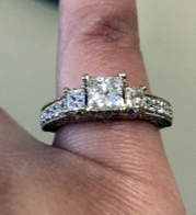 three stone Anniversary Jewelry ring ideas Kim's Jewelers, Holmdel NJ